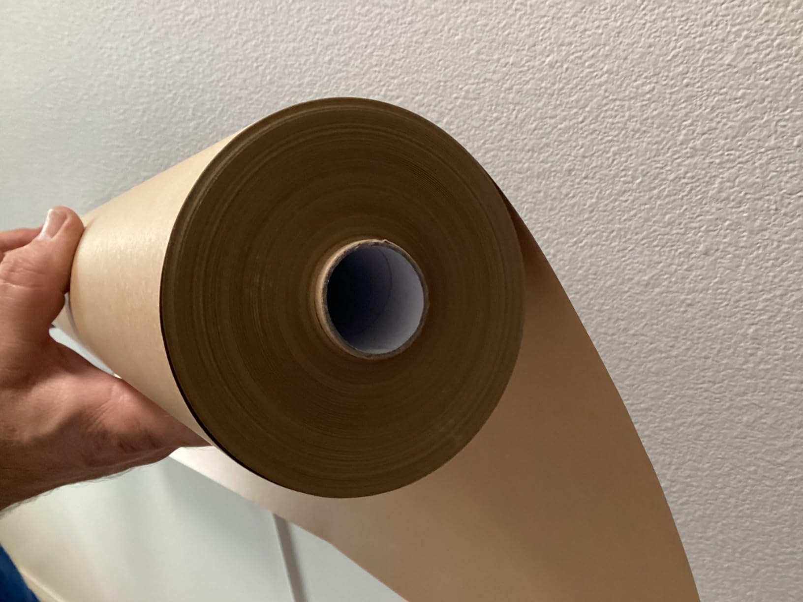 PerkHomy 36" x 2,400" (200') Brown Kraft Paper Roll for Craft Bulletin Board Paper Kids Art Table Covering Crafting Gift Wrapping Bouquet Packing Parcel 70GSM 50LB (Brown, 36" x 200') - Image 2