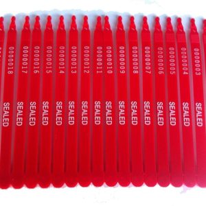 1000 PCS Red Plastic Truck Seals Numbered Shipping Seals Security Seals for Container Cargo Trucks